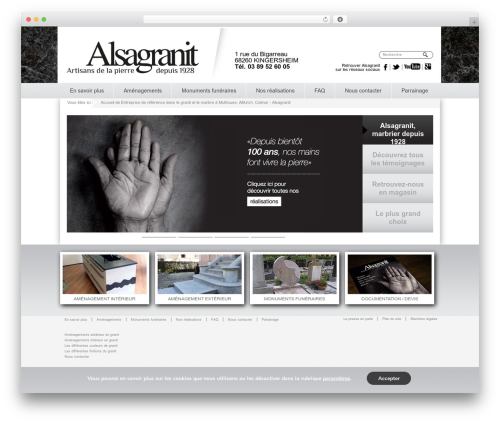 Theme alsagranit premium WordPress theme - alsagranit.com