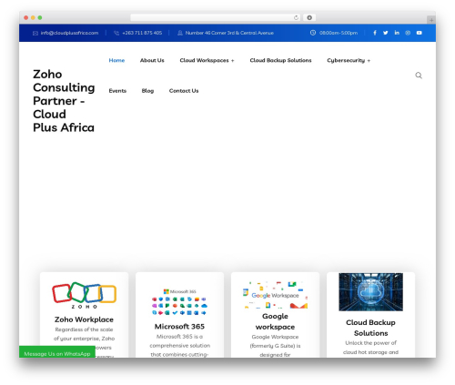 Theme WordPress Braintech - cloudplus.africa