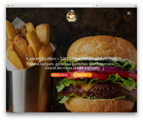 Theme WordPress Captain - kaptengrillen.se