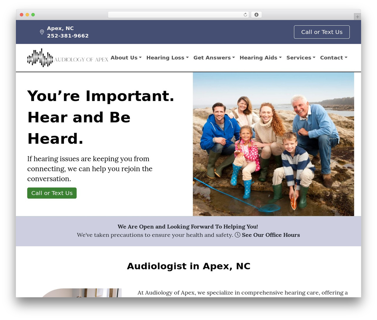 Understrap WordPress theme - audiologyofapex.com Understrap WordPress theme - audiologyofapex.com