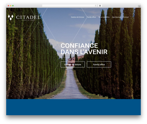 WordPress theme Citadel Theme - citadel.ch