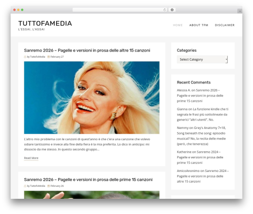 WordPress theme Geodesic - tuttofamedia.com WordPress theme Geodesic - tuttofamedia.com