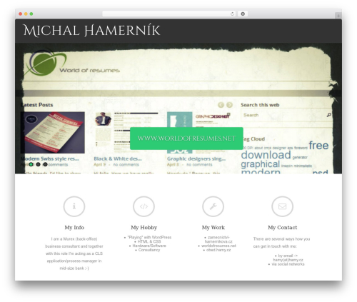 WordPress theme Asteria Lite - hamy.cz