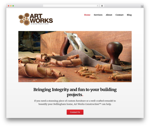 WordPress theme Deck - artworksconstruction.com