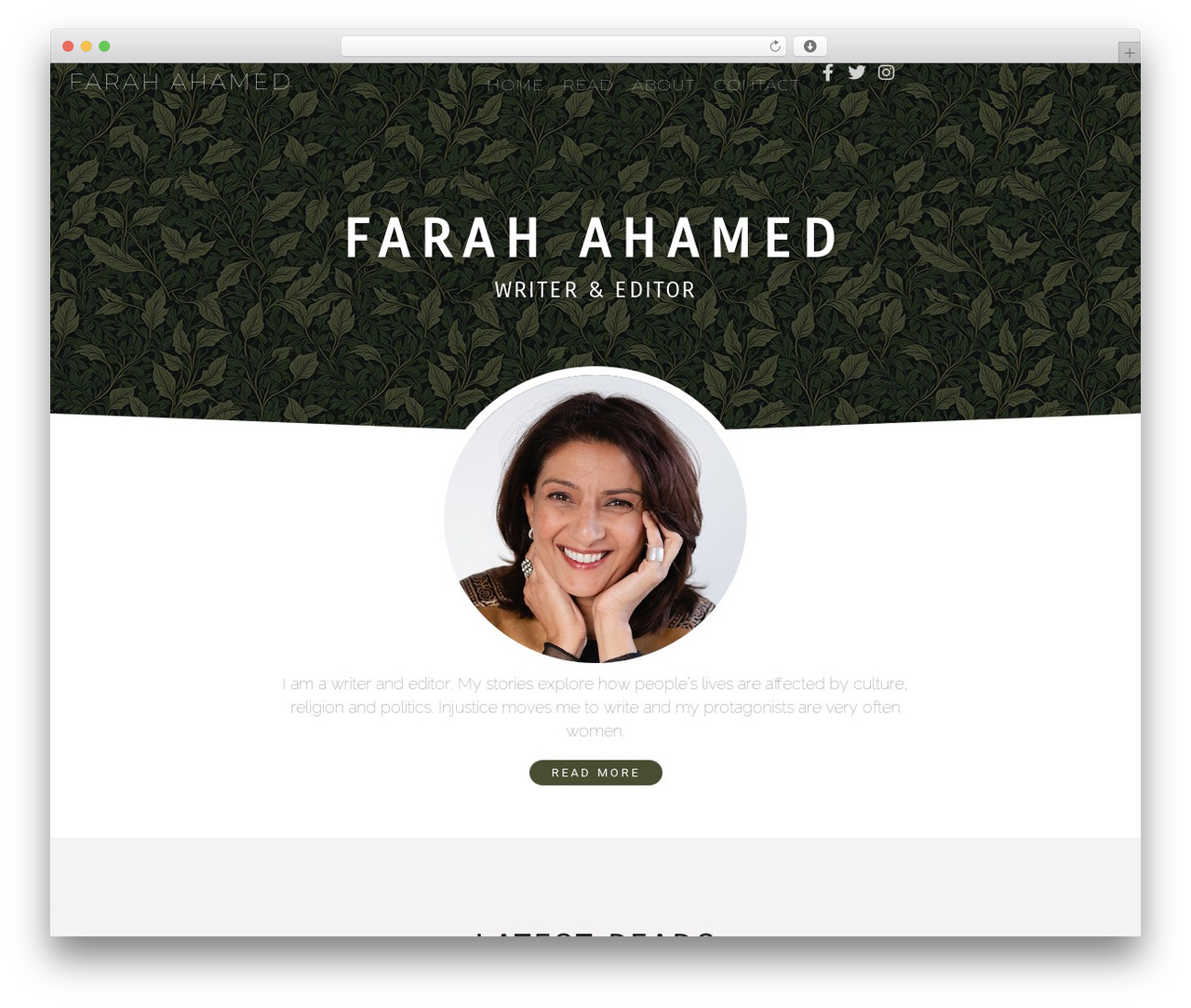WordPress theme HLD Child Theme - farahahamed.com
