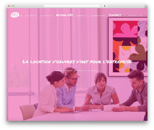 WordPress theme Ricca - artsaffaires.com