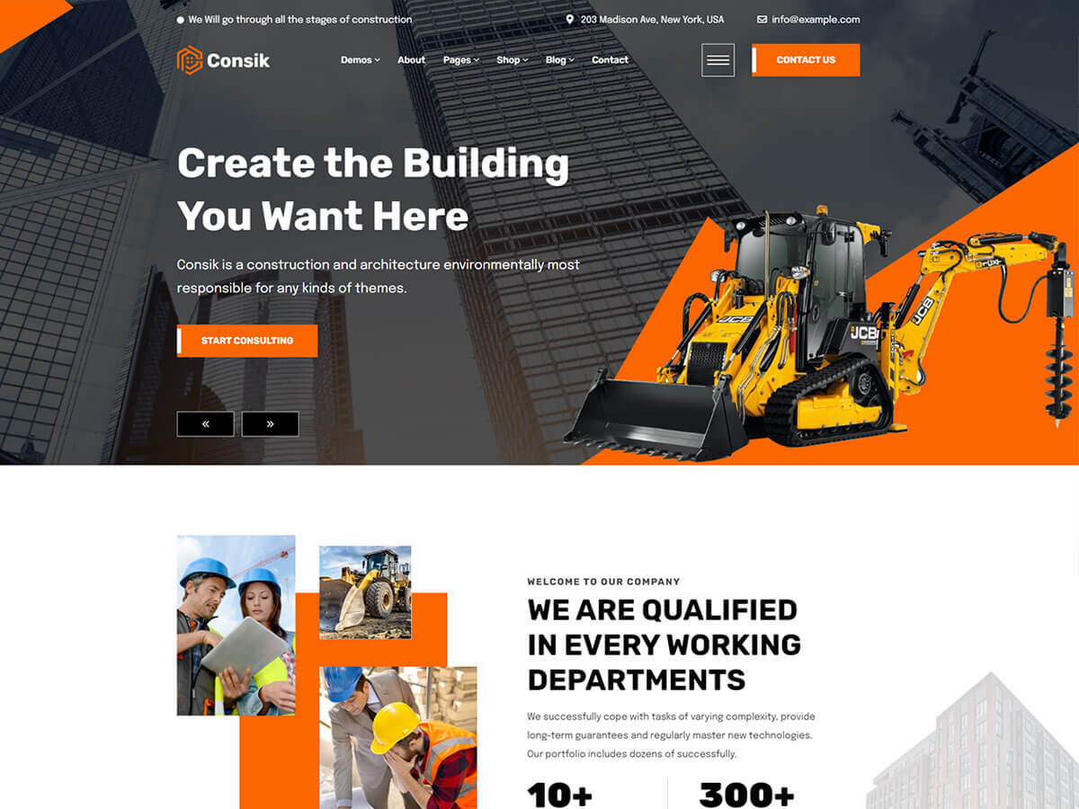 Consik WP theme by Vecurosoft