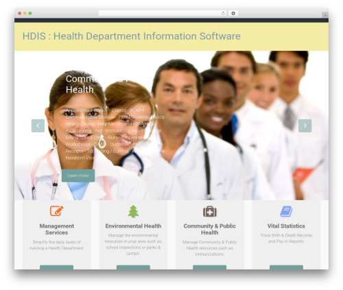 evolve WP theme - hdis.org