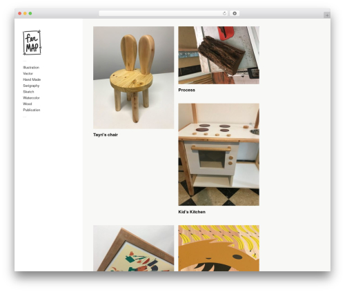 Touchfolio WordPress theme - art.fermap.com.ar