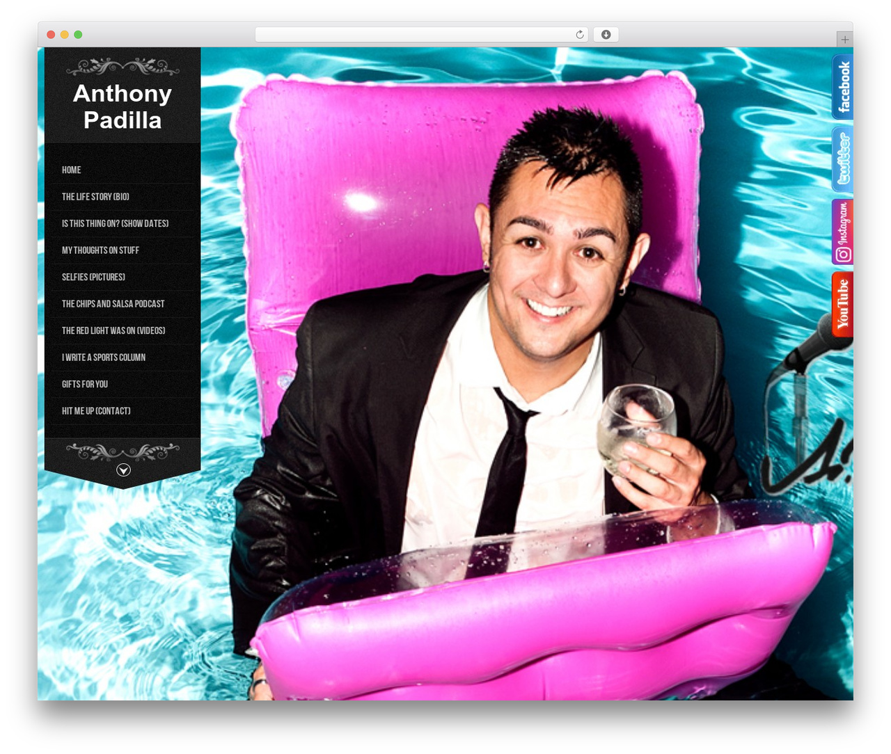 Wallbase WordPress theme - anthonypadillacomedy.com Wallbase WordPress theme - anthonypadillacomedy.com