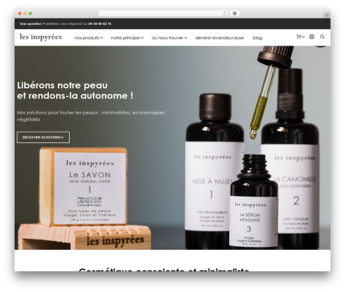 WordPress theme conscience - lesinspyrees.com