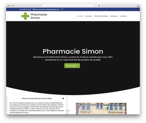 Pagemarques WordPress plugin - pharmacie-simon-corlay.com