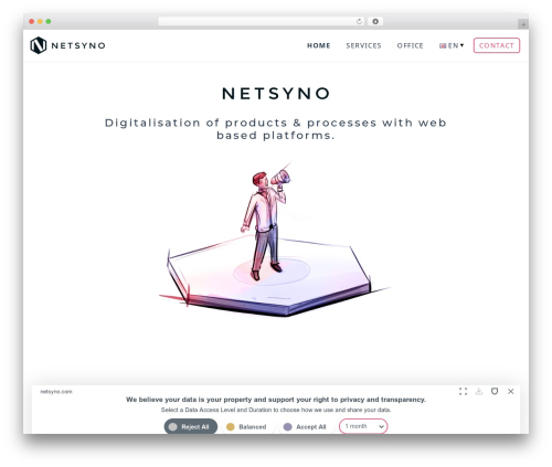 WordPress theme Netsyno - netsyno.com