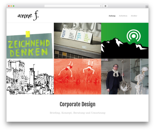 Baylie WordPress page theme - anne-f.de