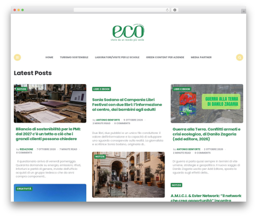 Carrino WordPress magazine theme - econote.it