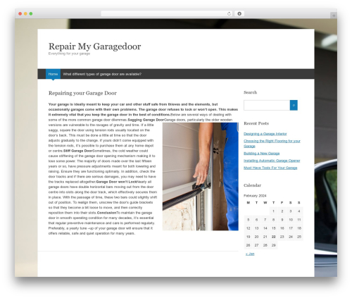 Expound WordPress theme - repair-my-garagedoor.com