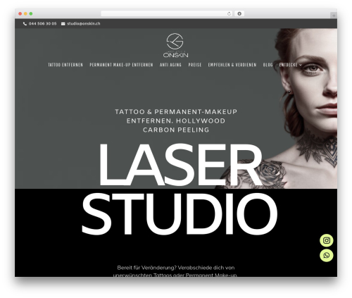 Theme WordPress Divi - onskin.ch