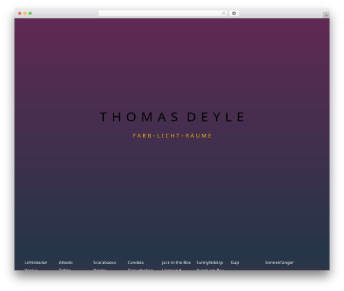 thomasdeyle.de WordPress theme - thomasdeyle.de