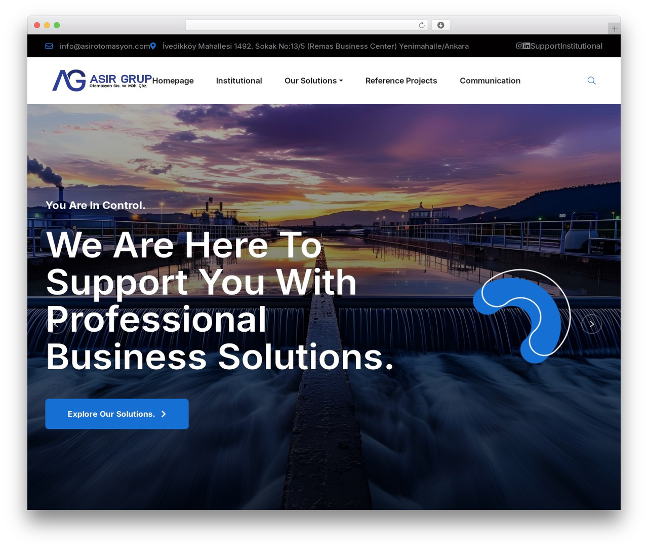WordPress theme Daltech - asirotomasyon.com