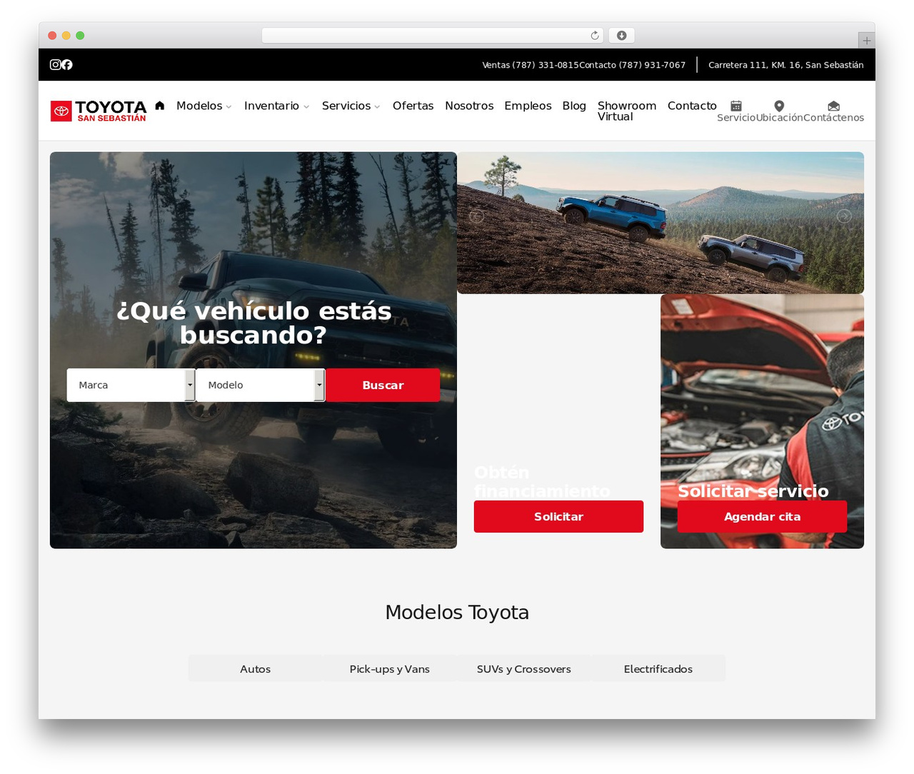 WordPress theme INV360 - toyotasansebastian.com