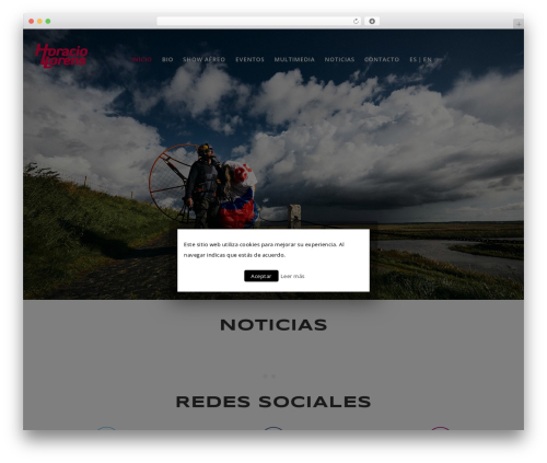 WP Suarez WordPress theme - horaciollorens.com