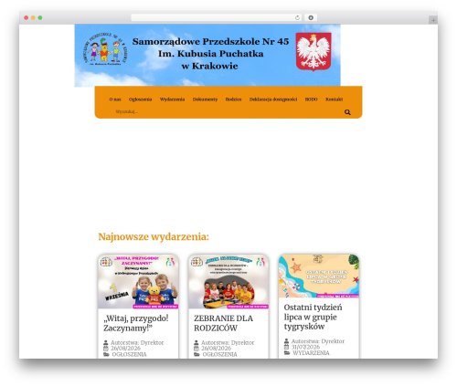 Disclaimer Popup (disclaimer-popup) free WordPress plugin - przedszkole45.krakow.pl