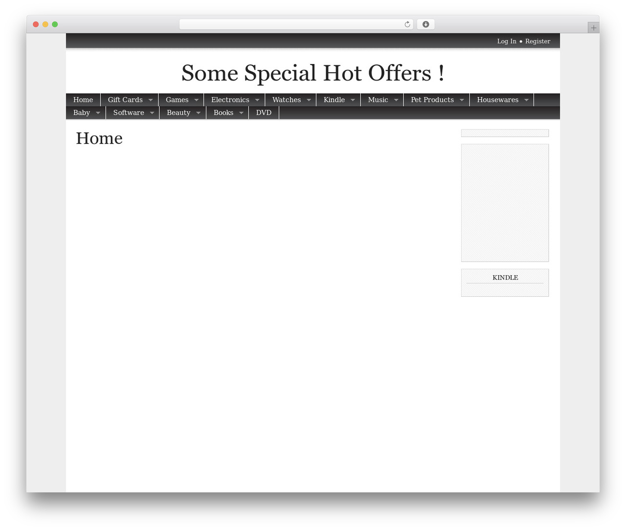 Magazine Basic WordPress theme design - hotproducts.ewealthlinks.com