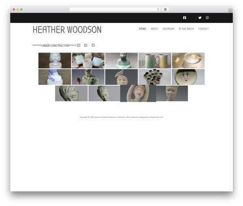 Make free WordPress theme - heatherwoodson.com