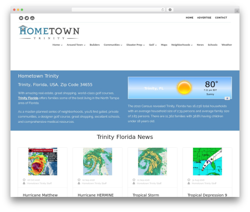 Theme WordPress Versatile - hometowntrinity.com