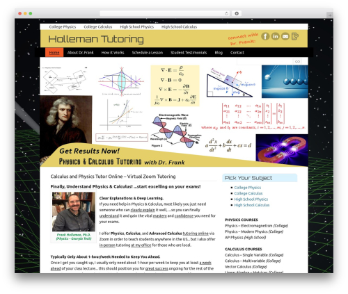 Theme WordPress Catalyst - hollemantutoring.com