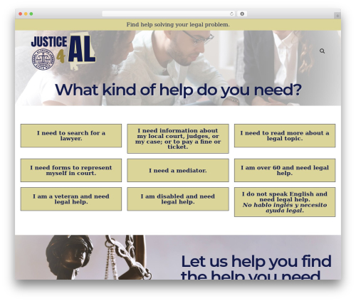 Theme WordPress OceanWP - justice4al.com