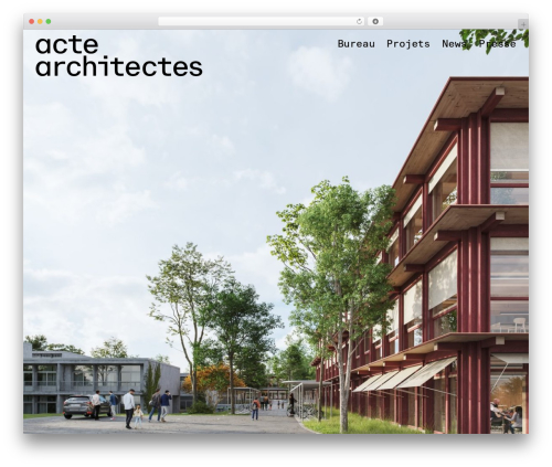 Theme WordPress Theme wp_test2018 - acte-architectes.ch