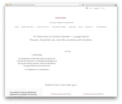WordPress theme Divi - intuitiongarden.com WordPress theme Divi - intuitiongarden.com