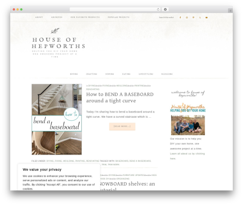 WordPress theme Market Theme - houseofhepworths.com