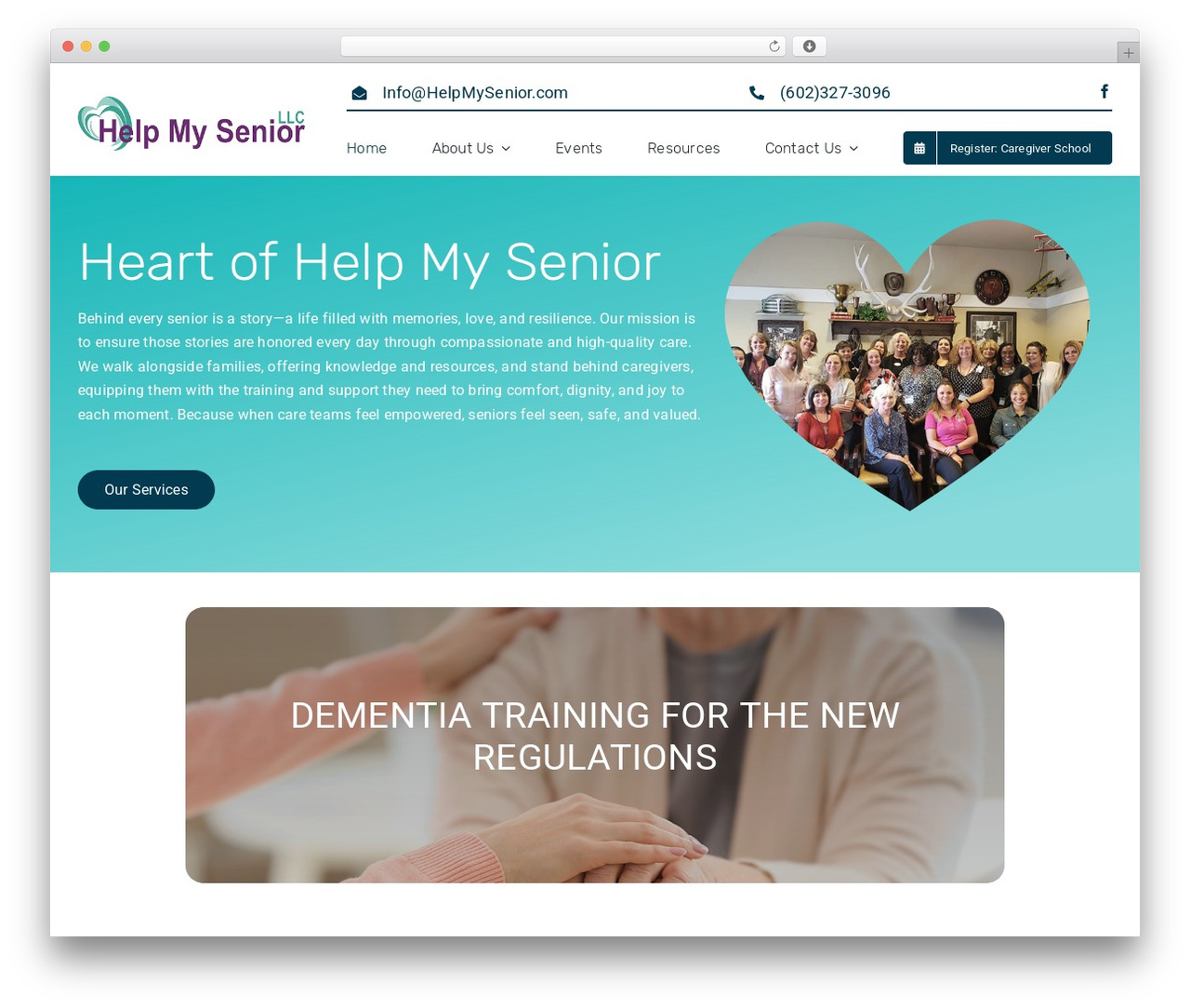 Avada WordPress theme - helpmysenior.com