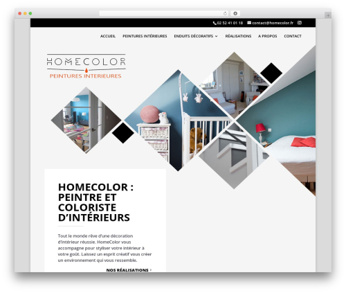 Divi WordPress theme - homecolor.fr