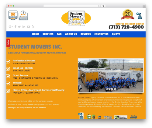 Division Child WordPress template for business - houstonstudentmovers.com
