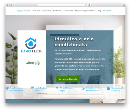 WordPress theme Divi - idroteck.it