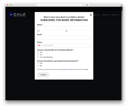 Themify Popup (themify-popup) free WordPress plugin - cruzbatterymetals.com
