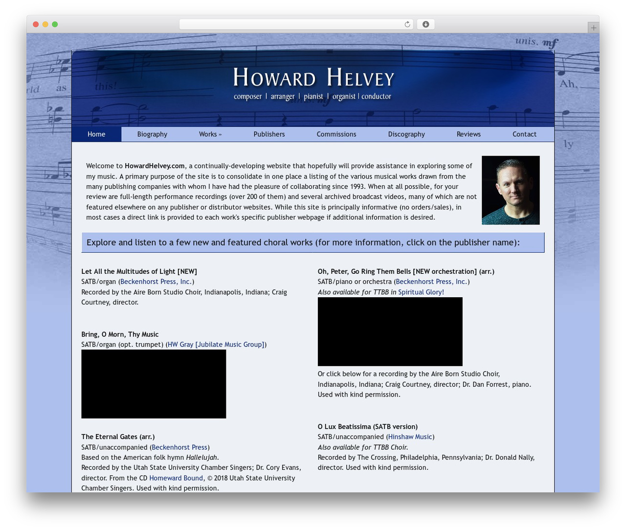 WP theme Catalyst - howardhelvey.com
