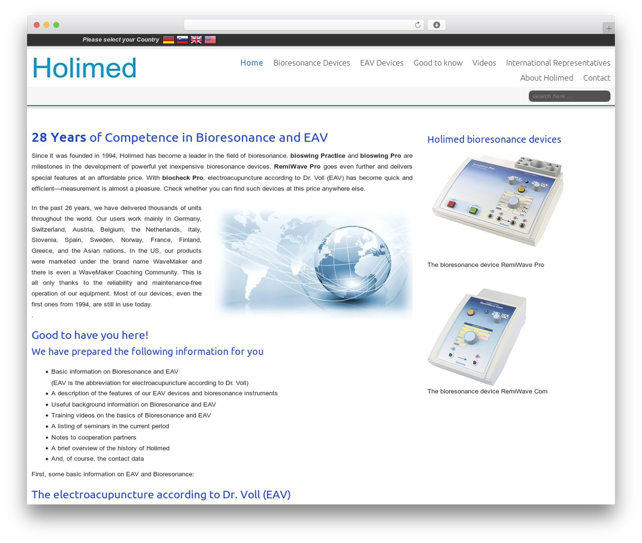 Celestial WordPress theme - holimed.com