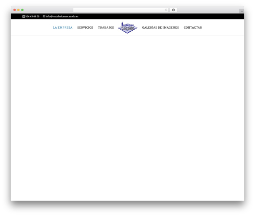 Divi WordPress theme - instalacionescasado.es