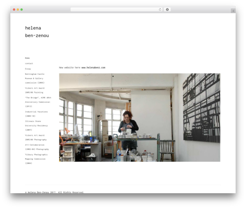 Reframe Plus WordPress theme - helenaben-zenou.com