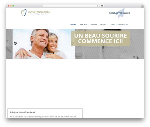 template WordPress theme - hoganmessierdenturologistes.com