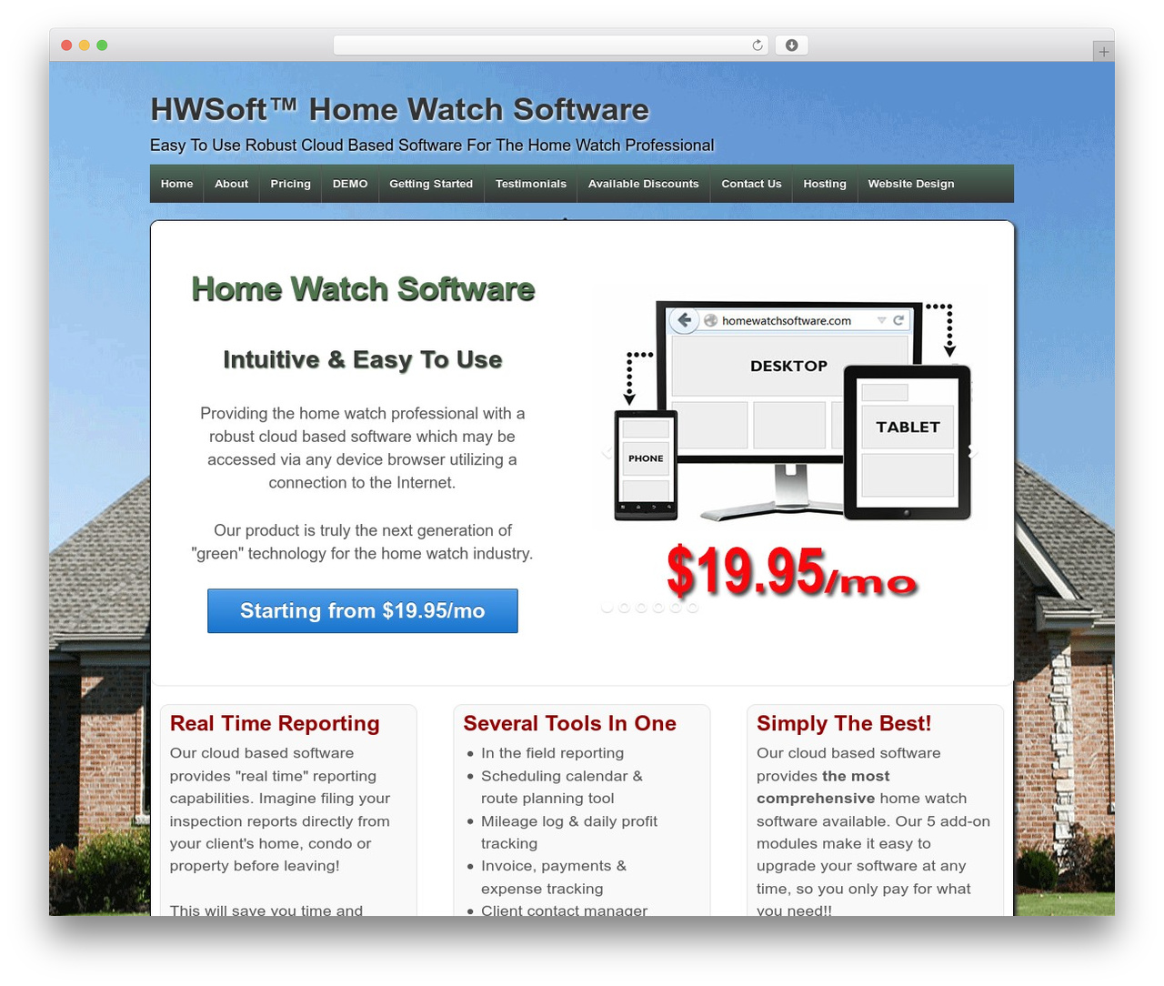Theme WordPress Responsive - homewatchsoftware.com