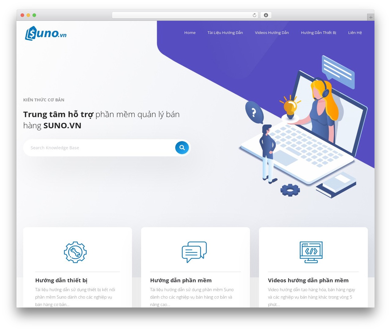 Wikb WordPress theme - hotro.suno.vn