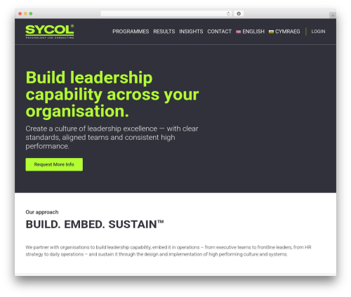 WordPress theme Launchpad - sycol.com
