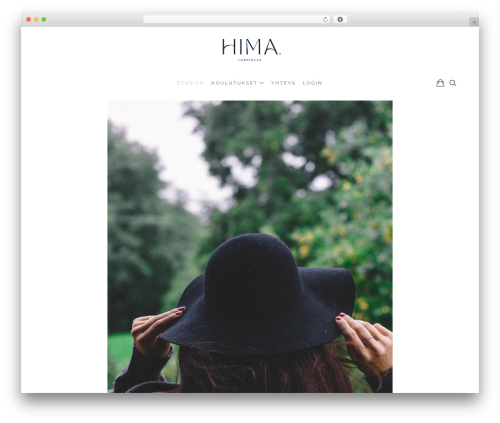 WordPress theme Efor - himahappiness.com