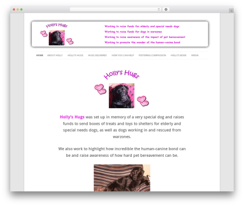 WordPress theme HOLLY - hollyshugs.org