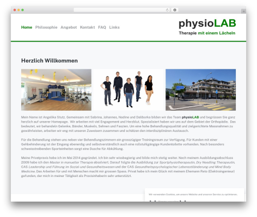 WordPress theme ntd Physiolab - physiolab.ch